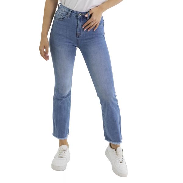 Jeans sfrangiato alla caviglia "Fabi"